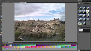 tutorial photoshop elements photomerge y procesar varios archivos [upl. by Jaenicke]