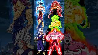 Goku  Vegeta amp Gohan Vs Goku Black  Broly amp Jiren shorts dragonball goku vs [upl. by Phipps]