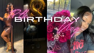 18th BIRTHDAY VLOG GRWM  makeup  hair  pictures [upl. by Ssac]