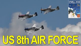 8th Air Force Segment  Sywell Airshow 2024 [upl. by Naujud]