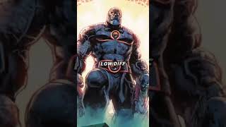 Infinite Frontier Darkseid vs Thanos all versionsforms🗿🍺 marvel dc shorts vs darkseid thanos [upl. by Aran20]