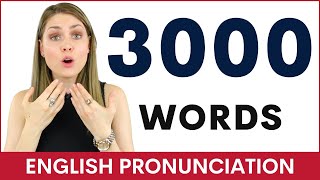 3000 WORDS  Practise British English Pronunciation of Common Vocabulary [upl. by Retsim]