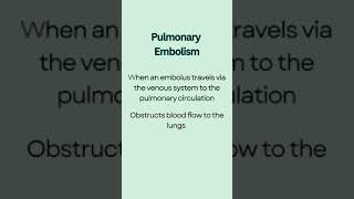 Pulmonary Embolism NCLEX Review [upl. by Ateekan923]