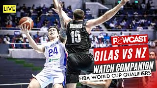 Gilas Pilipinas vs New Zealand  FIBA World Cup Qualifiers Watch Companion [upl. by Alleahcim583]