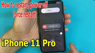 How to restart power off force restart iPhone 11 Pro [upl. by Derag185]