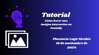 Tutorial cómo hacer una imagen interactiva en Genially [upl. by Sivle258]