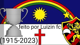 campeões do campeonato pernambucano 19152023 [upl. by Sibilla]