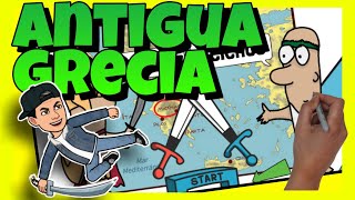 ⚔ La ANTIGUA GRECIA para niños en 5 minutos  HISTORIA [upl. by Luhe289]