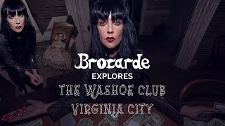 Brocarde Goes Ghost Hunting At The Washoe Club Paranormal Exploration At Washoe Club Virginia City [upl. by Ysiad]