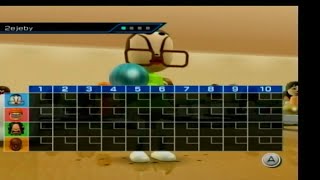 4 Player Challenge In Wii Sports Bowling wiisports wiibowling nintendo [upl. by Betsey]