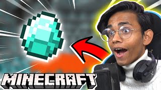 I FOUND DIAMONDS IN MINECRAFT  Part  3 [upl. by Ardnikat]