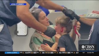 South Pasadena Police K9 Bites 5YearOld Boy In The Face Tuesday At National Night Out Event [upl. by Sabsay]