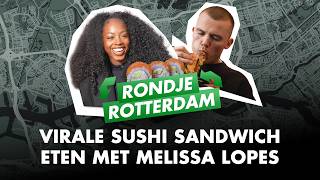 PISTACHE MATCHA en VIRAL SUSHI SANDWICH met MELISSA LOPES  Rondje Rotterdam 8 [upl. by Anatniuq430]