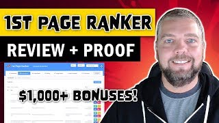 1st Page Ranker Review  Bonuses PROOF [upl. by Asenev]