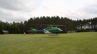 Aspirus Medevac Helicopter Landing at 2013 WVRA Field Day Site Wausau WI [upl. by Uzia]