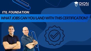 ITIL Foundation What Jobs Can You Land with This Certification [upl. by Airret]