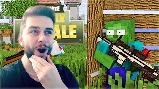 Reacting To Monster School FORTNITE BATTLE ROYALE CHALLENGE Minecraft Animation [upl. by Mueller]