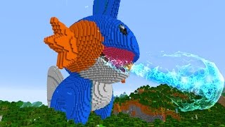 MINECRAFT VS POKEMON GO  GIGA MUDKIP vs REZENDEEVIL [upl. by Natsirc]