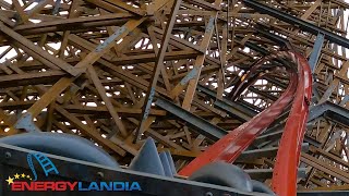 Zadra Front Seat OnRide POV 4K  Energylandia [upl. by Naman]