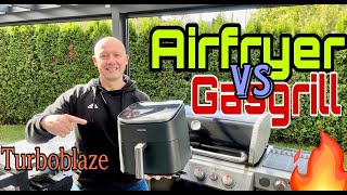 Gasgrill gegen Heißluftfritteuse  COSORI Turboblaze  Airfryer 6L [upl. by Mimi651]