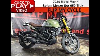 2024 Moto Morini Seiem Mezzo SCR 650 Trek [upl. by Roselani]