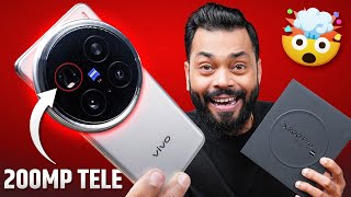 vivo X200 Pro Unboxing amp First Look ⚡ MTK Dimensity 9400 200MP Telephoto UNDER [upl. by Kafka]