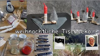 weihnachtliche Tischdeko kleine weihnachtliche Geschenke [upl. by Vasileior]