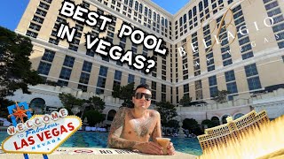 Does The Bellagio have the BEST pool in Vegas [upl. by Studley]