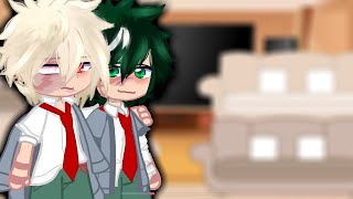 MHA REACTS TO BAKUDEKUMHABNHABakudeku🧡💚ANGSTSECRET RELATIONSHIP AUGCRVread desc [upl. by Lamdin]