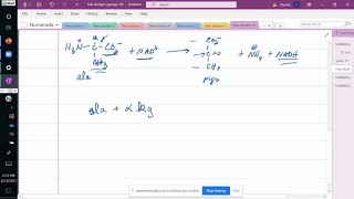 Write an equation for the oxidative deamination of alanine [upl. by Mulry919]