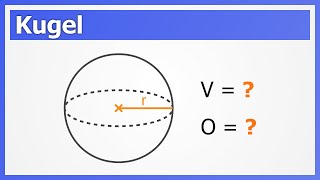 Kugel  Volumen und Oberflächeninhalt berechnen  How to Mathe [upl. by Hairem]