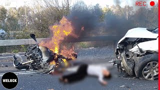 45 Tragic Moments Drunk Driver Crashes On Road Got Instant Karma  Idiots In Cars [upl. by Ahterod]