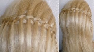 Wasserfall Frisur EINFACHE ANLEITUNGEasy Zopf FlechtfrisurenWaterfall Braid HairstylePeinados [upl. by Leund]