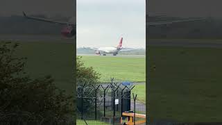 Virgin Atlantics A330 GVUFO Lifts Off to Paradise 🚀🌴 [upl. by Winthrop]