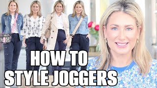 FIVE Ways to Wear Jogger Pants  The Most Versatile Wardrobe Item EVER [upl. by Neslund]