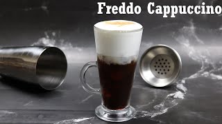 How To Make Freddo Cappuccino  Iced Cappuccino  AampA Homemade [upl. by Aleac]