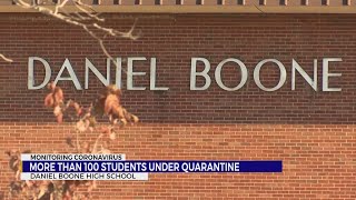 128 students 4 staff at Daniel Boone HS in quarantine Musket Bowl still on according to school o [upl. by Neimad]