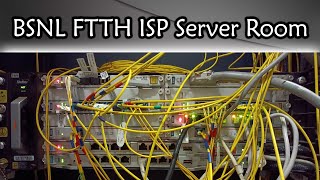 BSNL FTTH ISP Server Room in Tamil  Bharat Fiber BSNL Fiber Broadband Control Room  Fiber Home [upl. by Phio109]