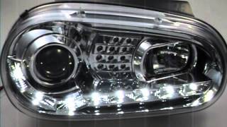 SWLight Scheinwerfer VW Golf 4 chrome LED Blinker SWTuning [upl. by Cory]