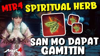 MIR4  SPIRITUAL HERB PARA SAAN  SAAN GINAGAMIT [upl. by Treve891]