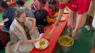 Super Fast Prasadam Serving to Devotees at Mayapur Iskon [upl. by Trefor643]