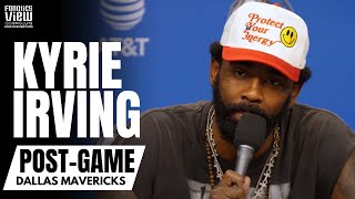 Kyrie Irving Recaps Dallas Mavs Win vs Chicago Bulls Dallas Mavs Start of Season  PostGame [upl. by Barden]