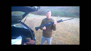 Shooting a Falklands mint condition surplus SLR L1A1 [upl. by Jeremy]