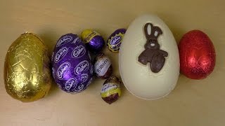 8 Chocolate Eggs of the UK Easter Egg Avengers KitKat Cadbury Creme Egg [upl. by Ueik]