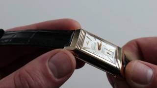 JaegerLeCoultre Reverso Art Deco Luxury Watch Review [upl. by Annaliese353]