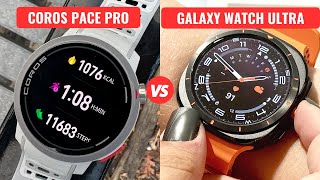 Coros Pace Pro VS Galaxy Watch Ultra [upl. by Notled]