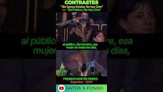 Argentina Reacciones en Martin Fierro a Ajuste Milei al INCAA shorts milei javiermilei DatosArg [upl. by Aerdnua]