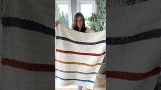 Soft and Cozy Ribbed Blanket Crochet Pattern crochetblanket crochet crochetstitches [upl. by Norag]