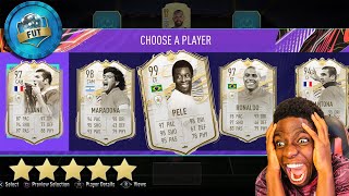 192 FIFA 21 FULL ICON FUT DRAFT  FIFA 21 WORLD RECORD CHALLENGE [upl. by Georgeanne474]