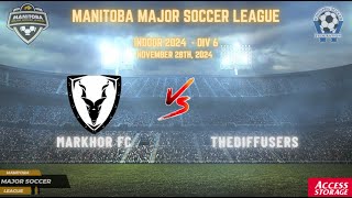 November 28th WSF Div 6 Markhor FC vs The Diffusers [upl. by Resay]